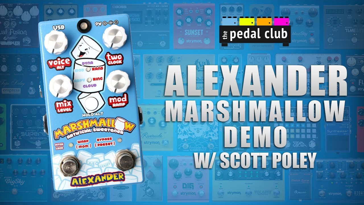 Alexander Marshmallow Pitch Shifter / Modulator Demo - YouTube