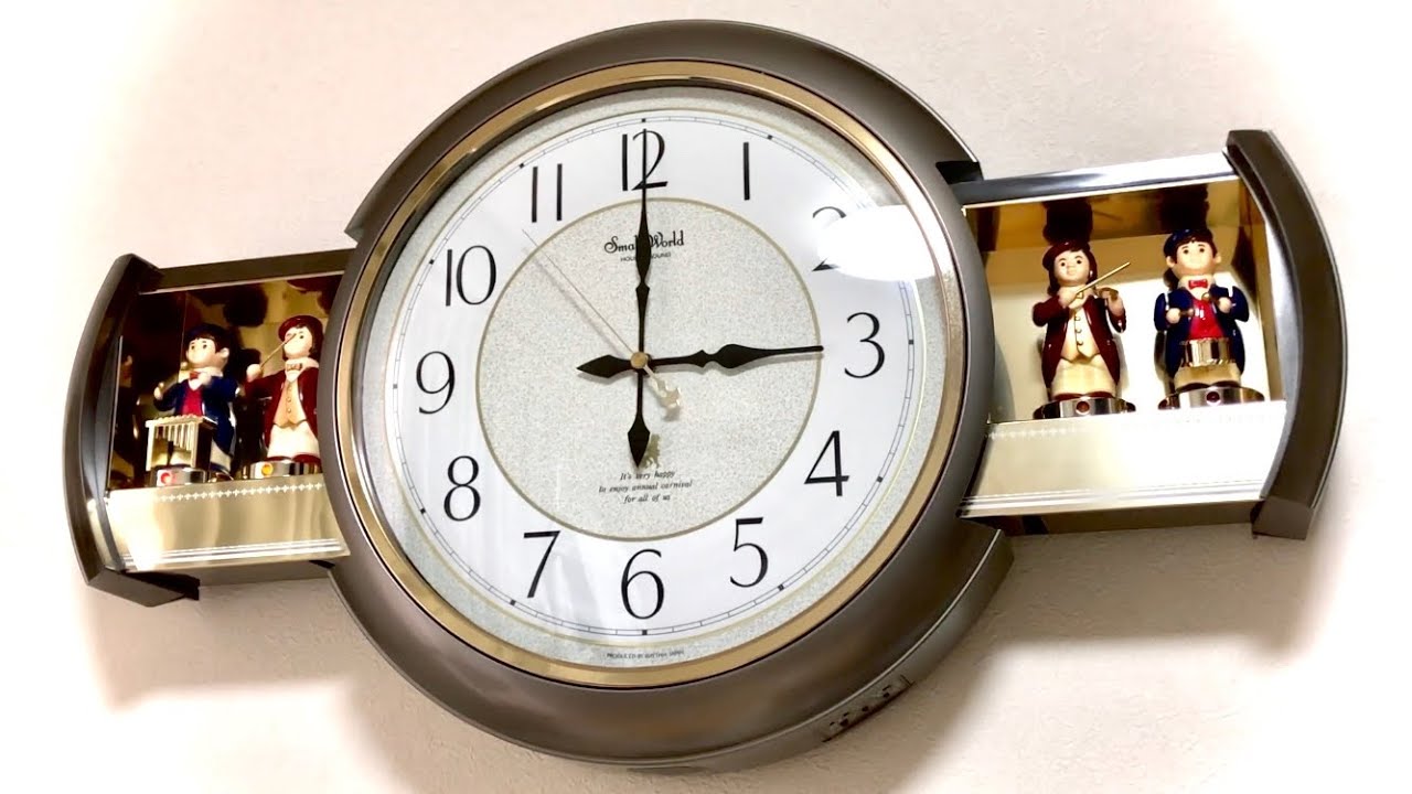 All Melodies | RHYTHM Jumping Kids Clock - 4MH721RH18（リズム