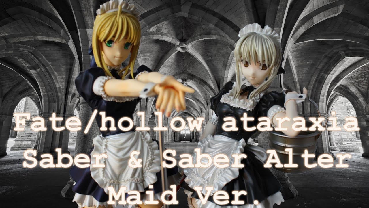 Fate/hollow ataraxia] Saber & Saber Alter Maid Ver. Figure review