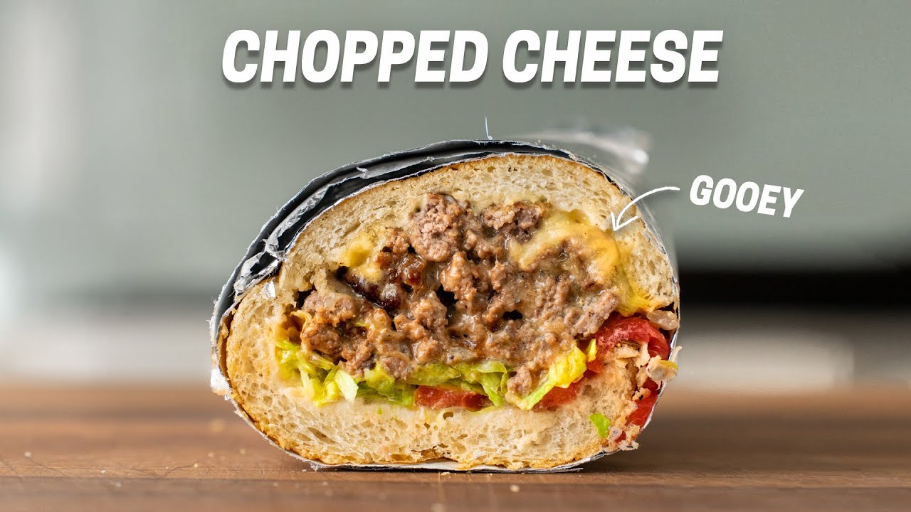 CHOPPED CHEESE (All The Best Sandwiches Smashed Into One) - YouTube