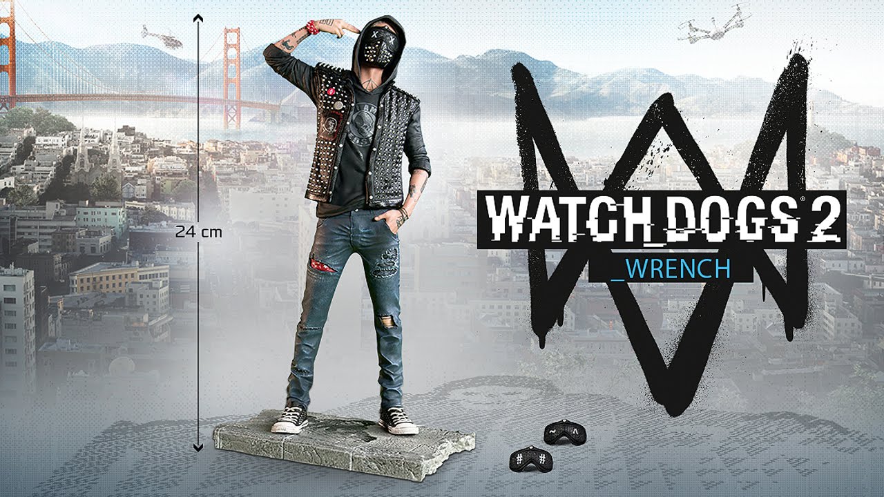 Watch Dog 2: Wrench Figurine reveal [EUROPE] - YouTube