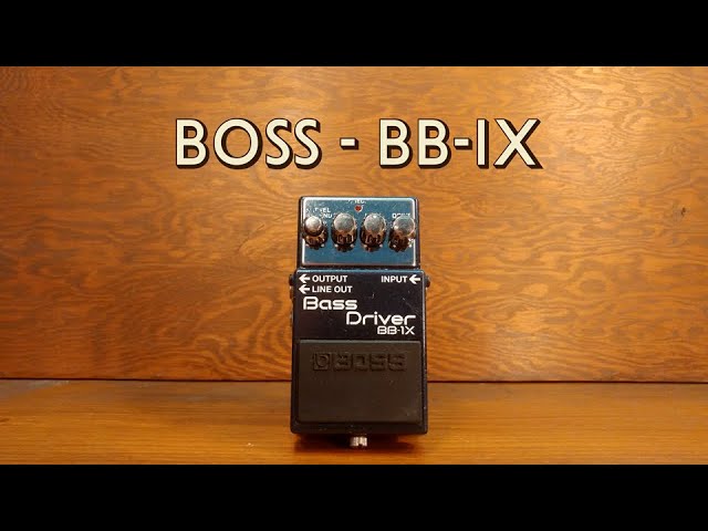BOSS - BB-1X Bass Driver - YouTube