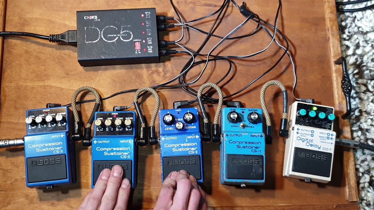 BOSS CS-2はベースにもオススメ！CS-1やCS-3とは何が違う？｜BassGirl