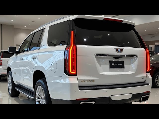 2027 Cadillac Escalade | Ultra Luxury SUV in White – Full Exterior