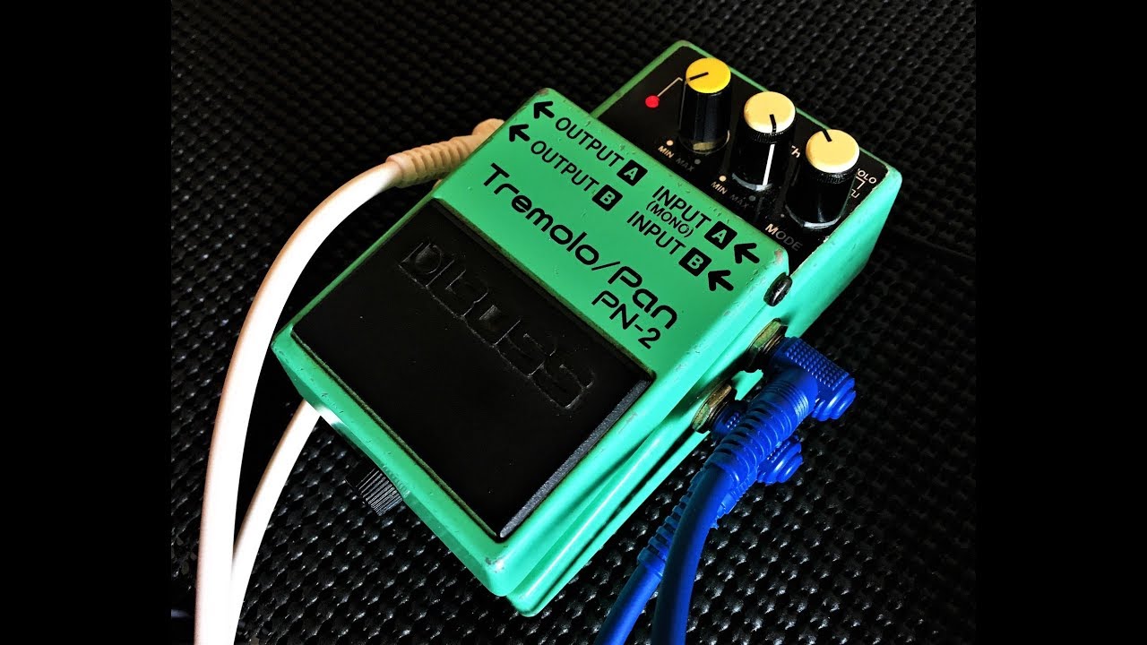 Boss PN-2 - Tremolo Pan - Stereo Demo! - YouTube