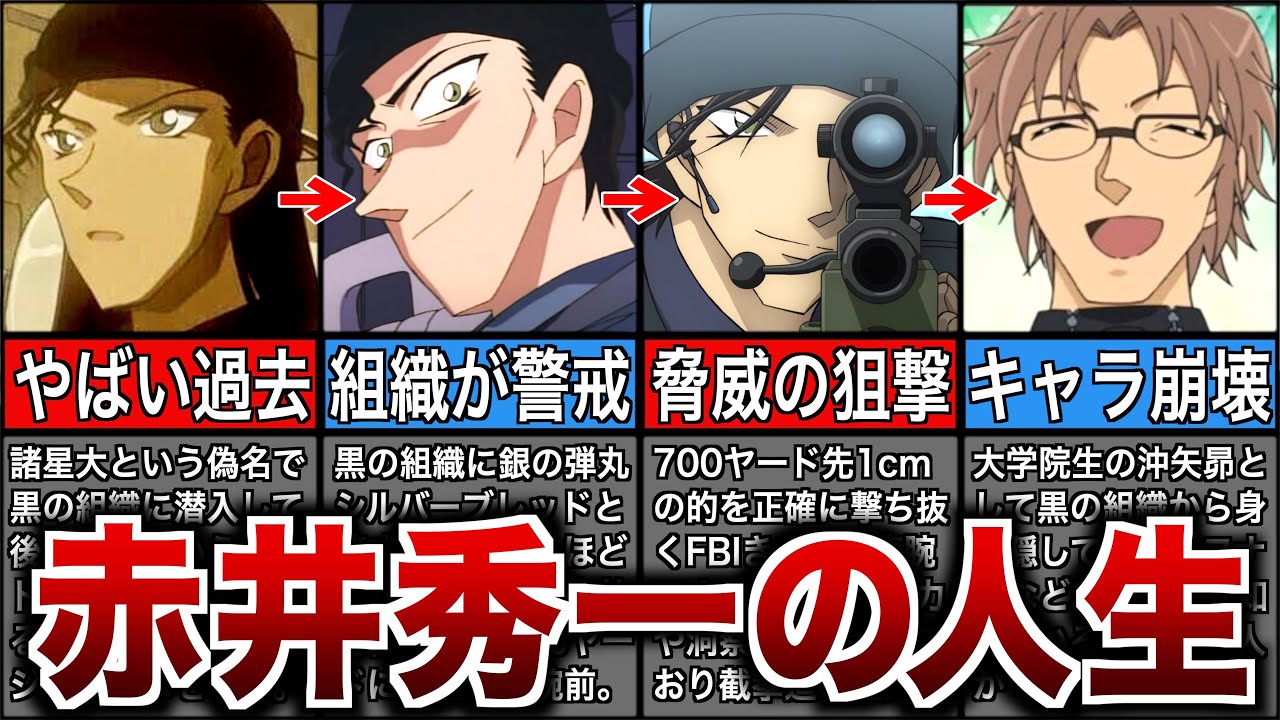 Detective Conan] A summary of Shuichi Akai's turbulent life [Slow