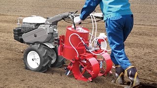 管理機用土壌消毒機【Si-2B】 - YouTube