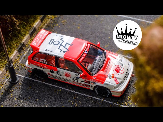 Unboxing INNO64 HONDA CIVIC EF9 IDEMITSU MOTION TEMPLE RACING