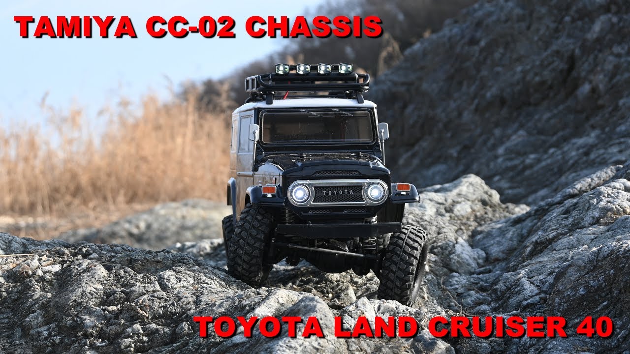 タミヤ CC-02 トヨタ ランドクルーザー 40 クローリング＆雪上走行動画