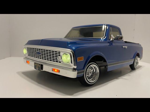 Back from the dead:Custom 72' Chevy C-10 lowrider rc - YouTube