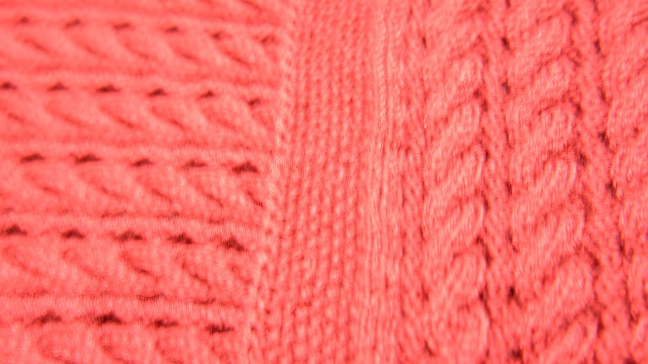 手編みのひざ掛け（リバーシブルブランケット） - YouTube