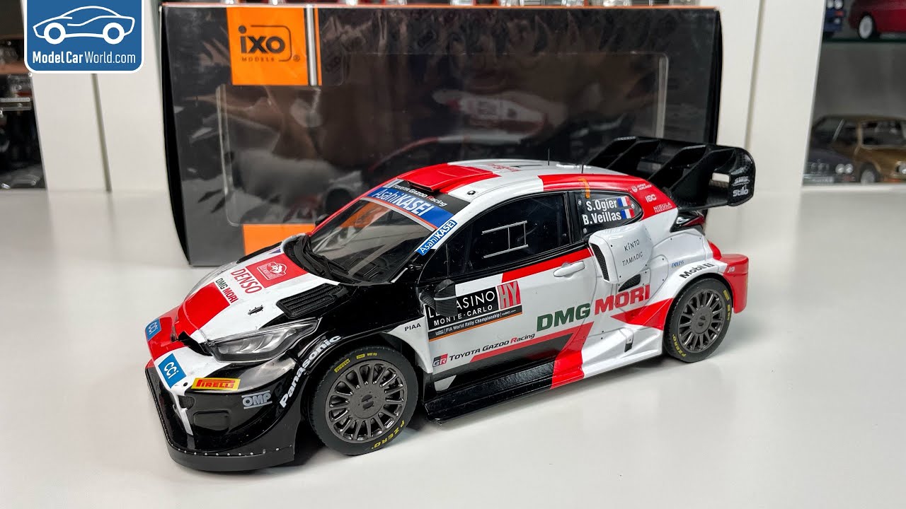 1:18 Toyota GR Yaris Rally No. 1 - IXO models (unboxing) - YouTube