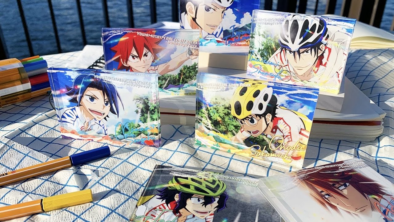 TOHO animation×文房具カフェ 弱虫ペダル アクリルブロック 黒田雪成