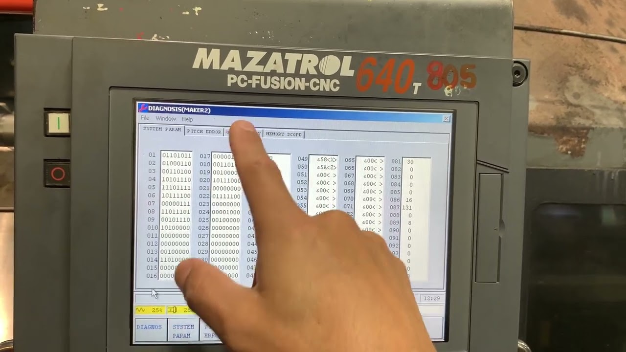 M640T: CNC How to access to PRIVILEGE or SERVICE mode. Password