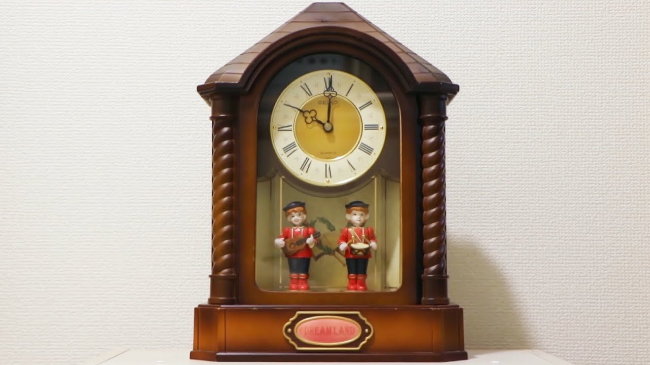 SEIKO DREAMLAND からくり時計 RY610B - YouTube