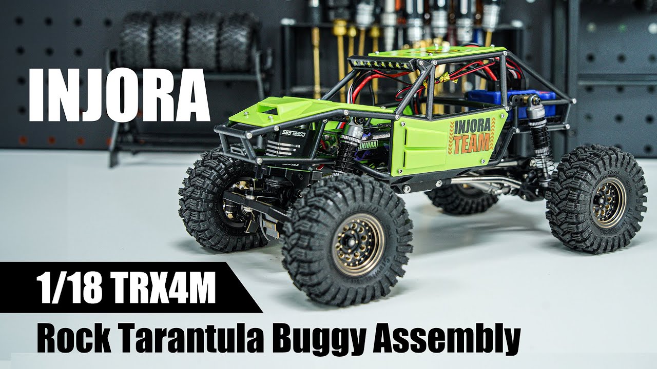 INJORA 1/18 TRX4M Rock Tarantula Buggy Assembly - YouTube