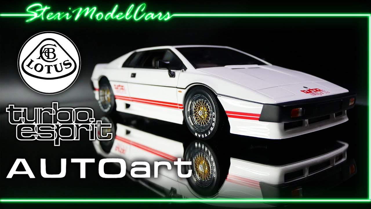 Lotus Esprit S3 Turbo 1982 - Autoart - 1:18 1/18 modelcar - YouTube