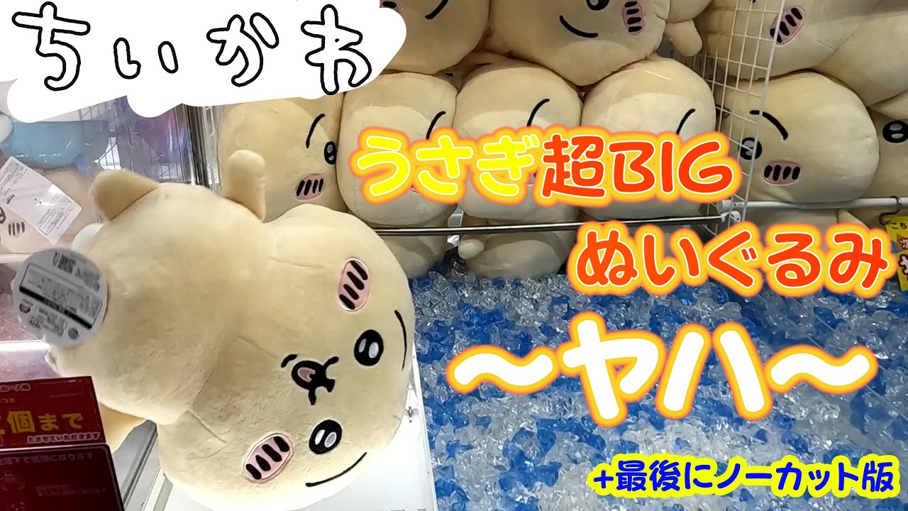 ちいかわ＞うさぎ超BIGぬいぐるみ〜ヤハ〜+最後にノーカット版