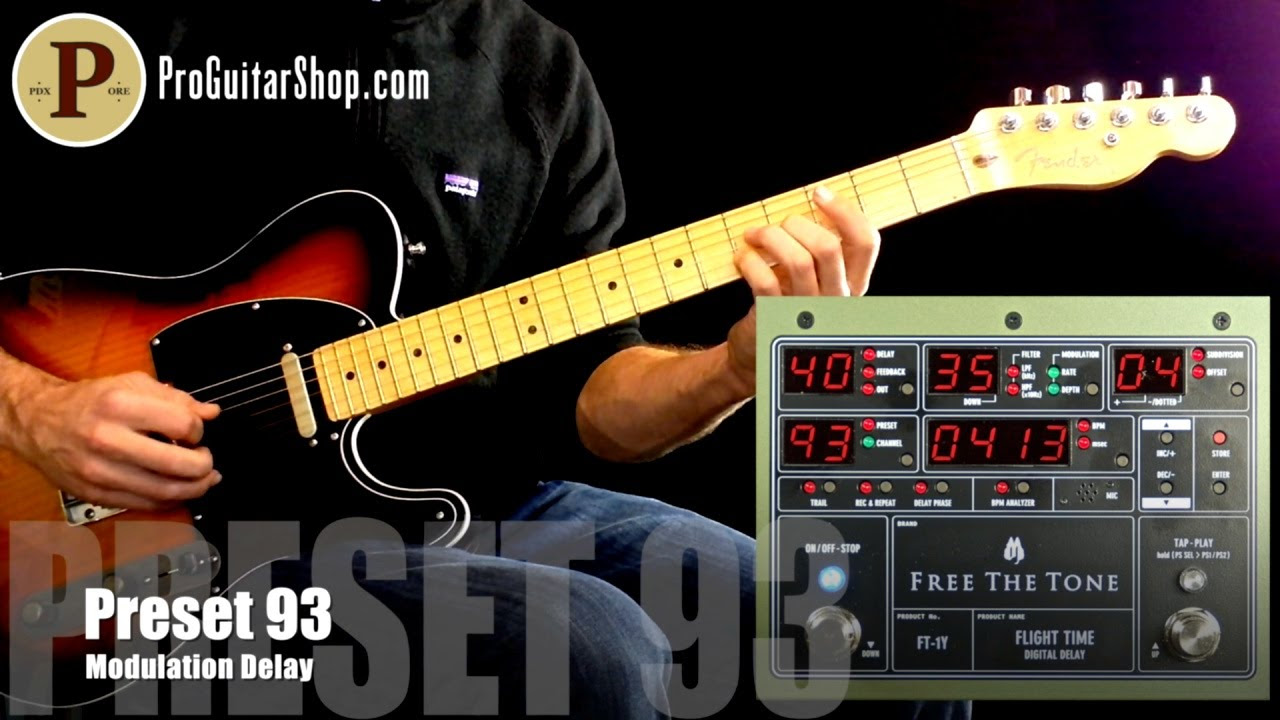 Free The Tone - Flight Time FT-1Y Delay - YouTube