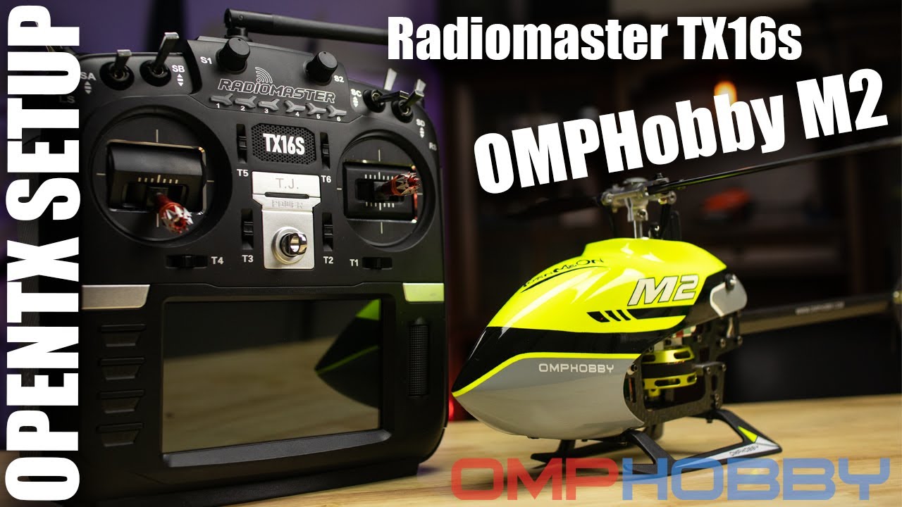 HOW TO Setup OMPHobby M2 and M1 with OPENTX Radiomaster TX16s - M2