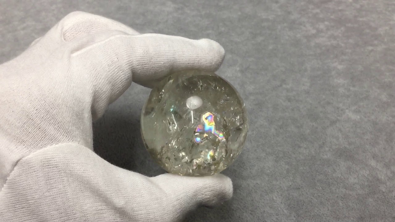 トップクォリティ]レインボーシトリン丸玉/スフィア（49.8mm） - 埼玉