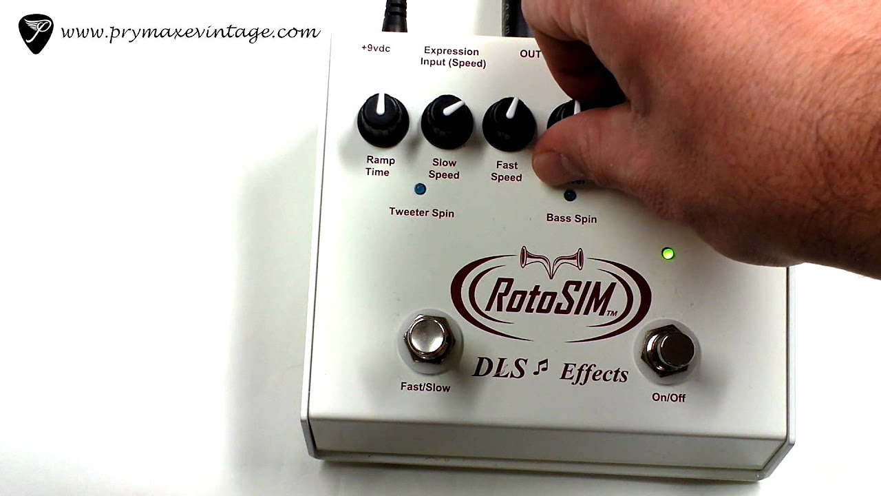 DLS Effects RotoSIM Rotary Speaker Simulator - YouTube
