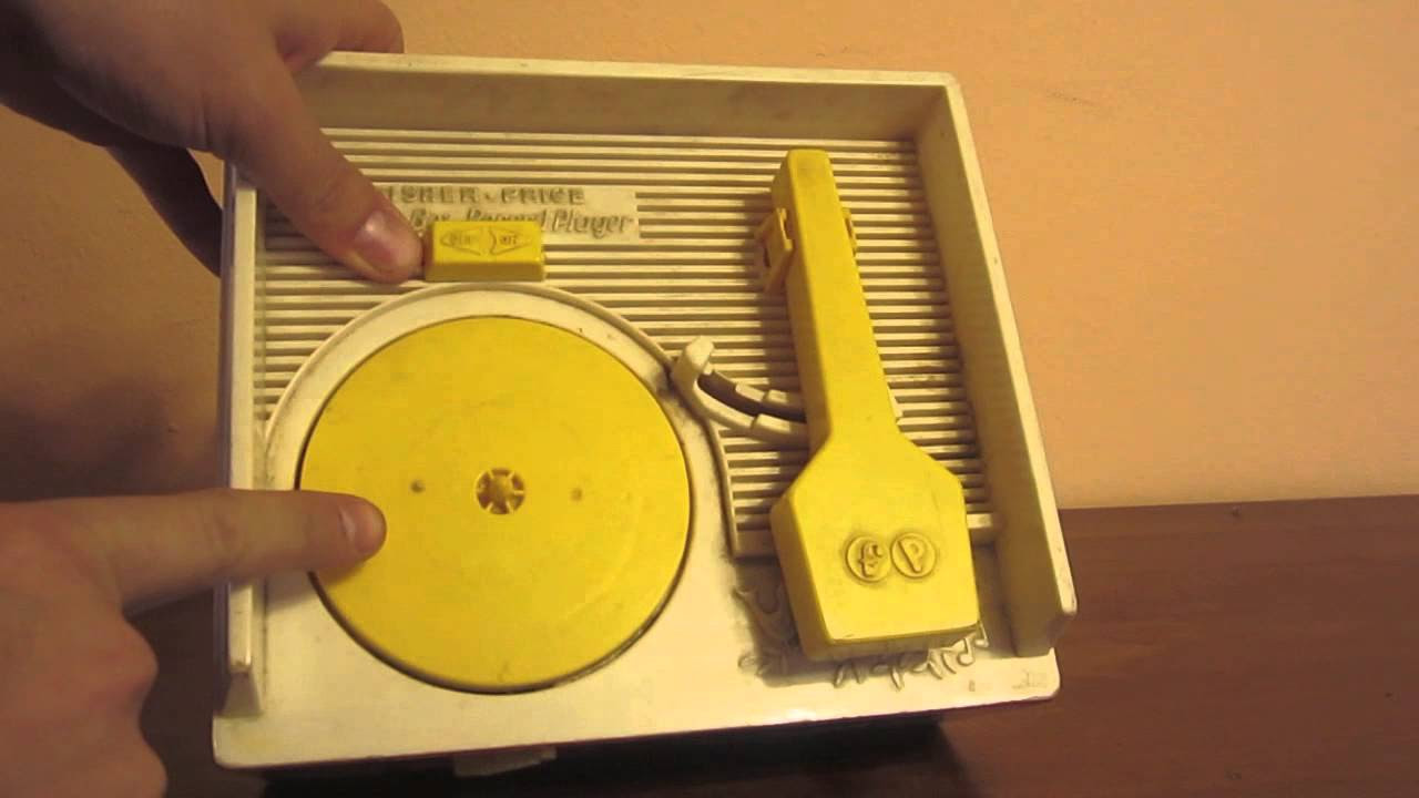 Vintage Fisher Price Toy Music Box Kids Record Player - toy still