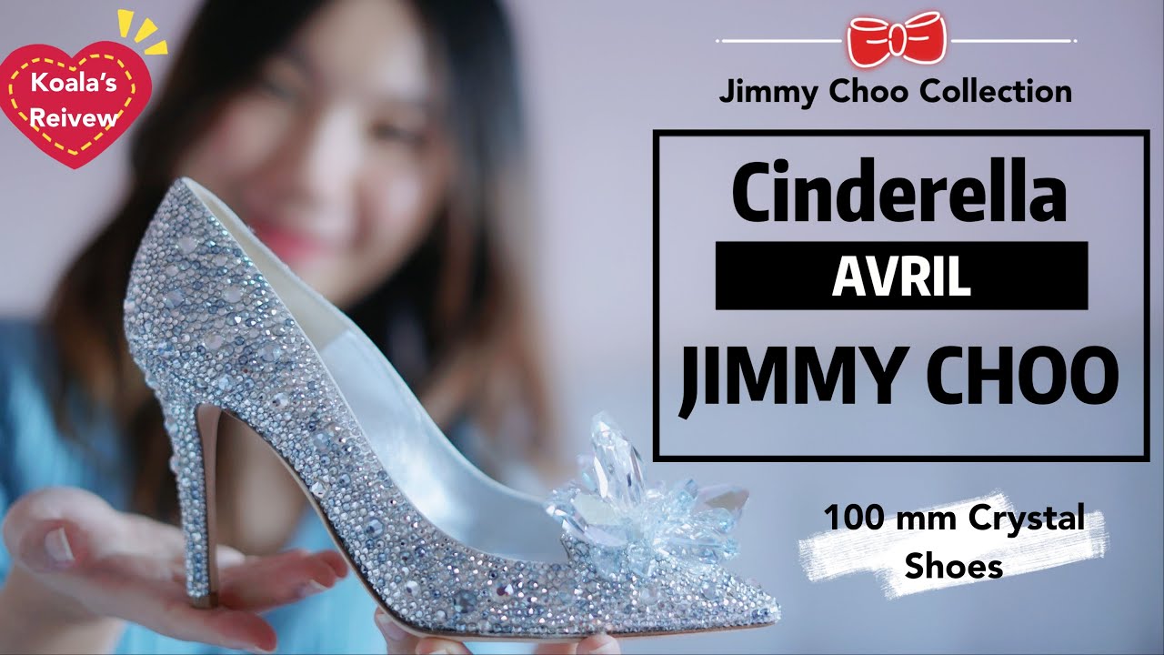 JIMMY CHOO Cinderella Shoes AVRIL Review | Crystal Pumps| Luxury