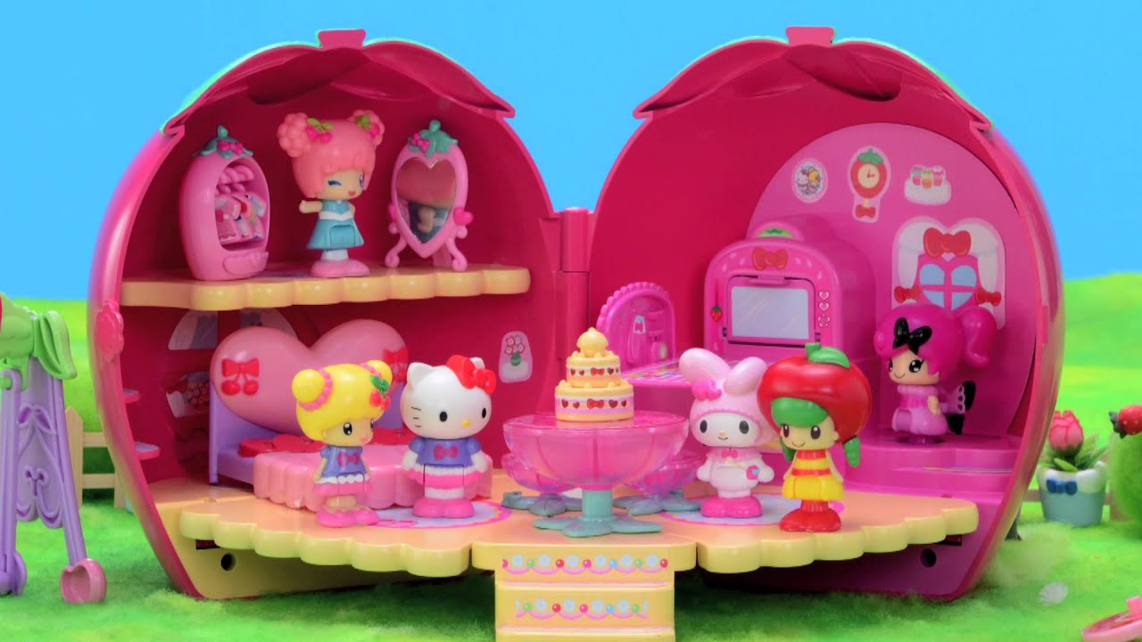 こえだちゃん ハローキティいちごのキッチンハウス商品紹介 - YouTube