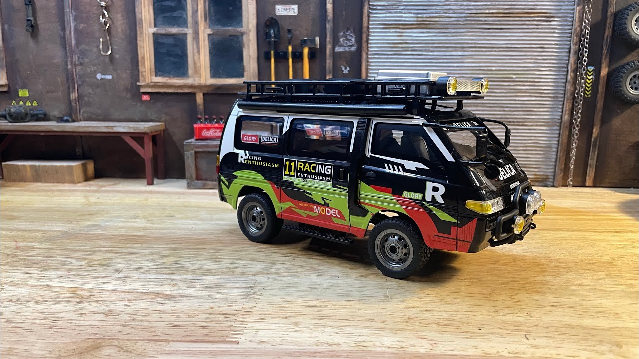 JXC Mitsubishi Delica - 1/24 Scale - 4WD: Overview! - YouTube