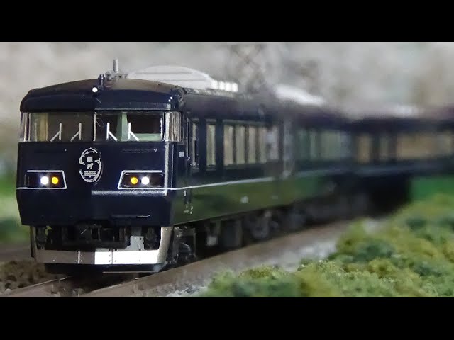 Nゲージ TOMIX 117系7000番台「WEST EXPRESS 銀河」走行シーン集 - YouTube