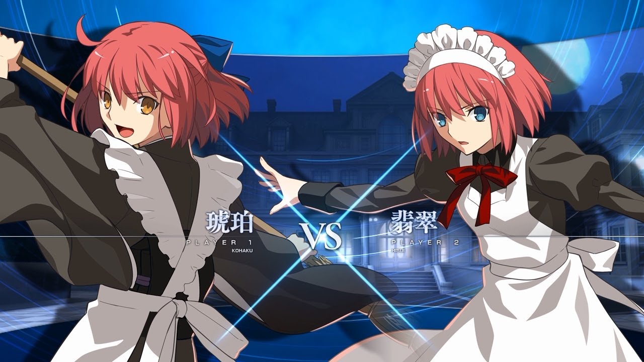 MELTY BLOOD: TYPE LUMINA 「翡翠vs琥珀」ゲームプレイ動画➁】 - YouTube