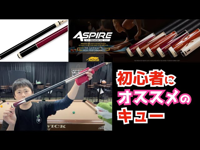 ビリヤード】初心者に是非ともおすすめしたいプレデターキュー「ASPIRE