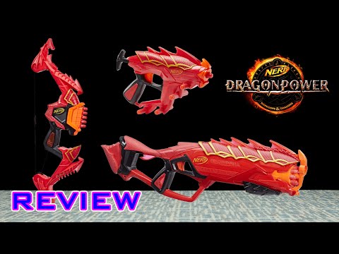REVIEW] Nerf DragonPower | Skyblaze, Emberstrike, & Fireshot - YouTube