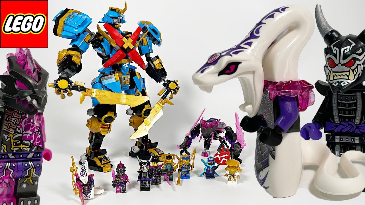 LEGO Ninjago Crystalized 71775 Nya's Samurai X MECH Summer 2022