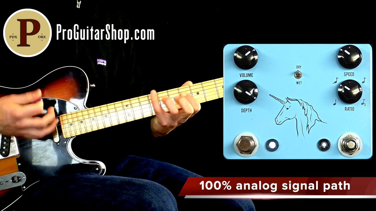 JHS Pedals Unicorn Uni-Vibe w/ Tap Tempo - YouTube