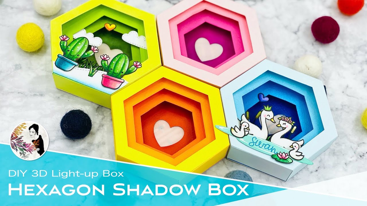 Hexagonal Shadow Box | Chibitronics