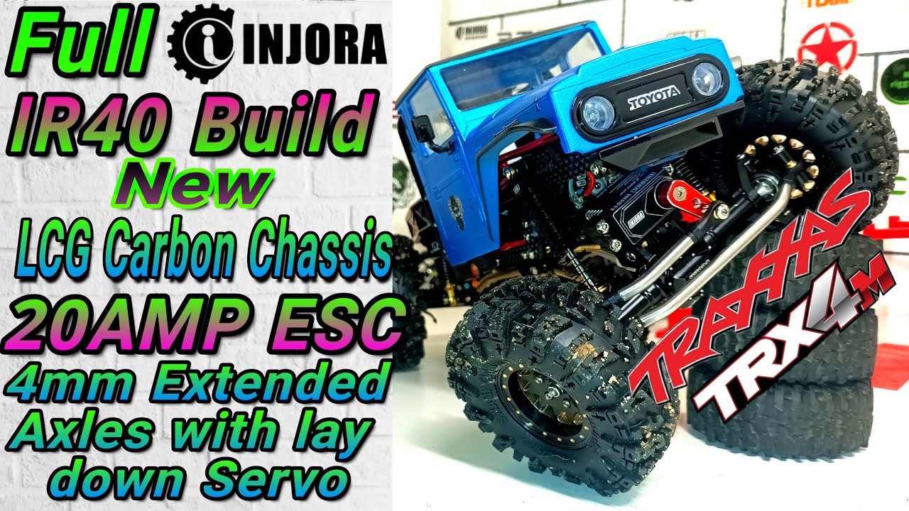 Traxxas Trx4m IR40 Injora Build - Full Build and Testing