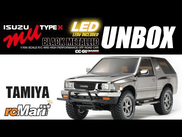 Tamiya 1/10 CC01 ISUZU MU Type X Black Metallic EP w/ LED Motor