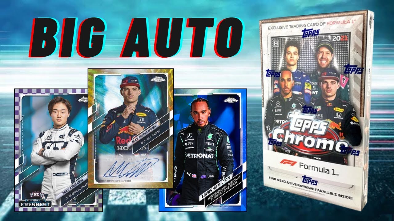UNREAL PULLS! 2021 Topps Chrome Formula 1 Hobby Box - YouTube
