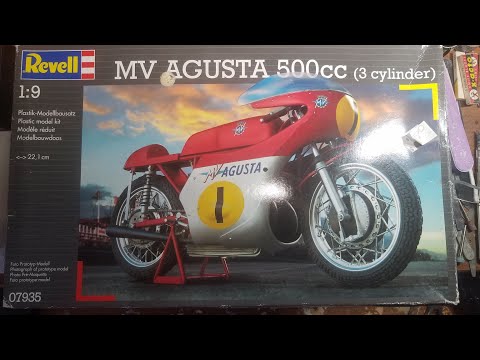 REVELL / PROTAR 1/9 SCALE MV AGUSTA MOTORCYCLE GB UPDATE and SHOUT