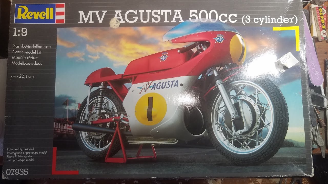 REVELL / PROTAR 1/9 SCALE MV AGUSTA MOTORCYCLE GB UPDATE and SHOUT