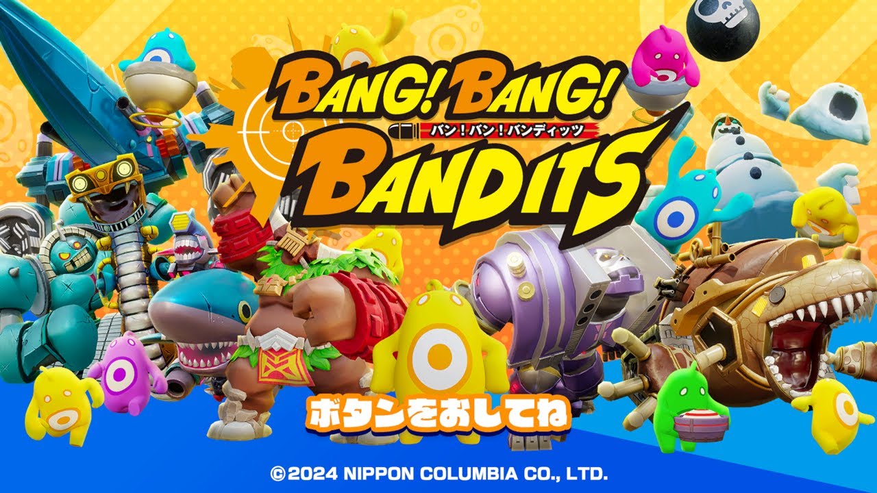 Switch Party Game]Bang! Bang! Bandits level 1（Arcade ported