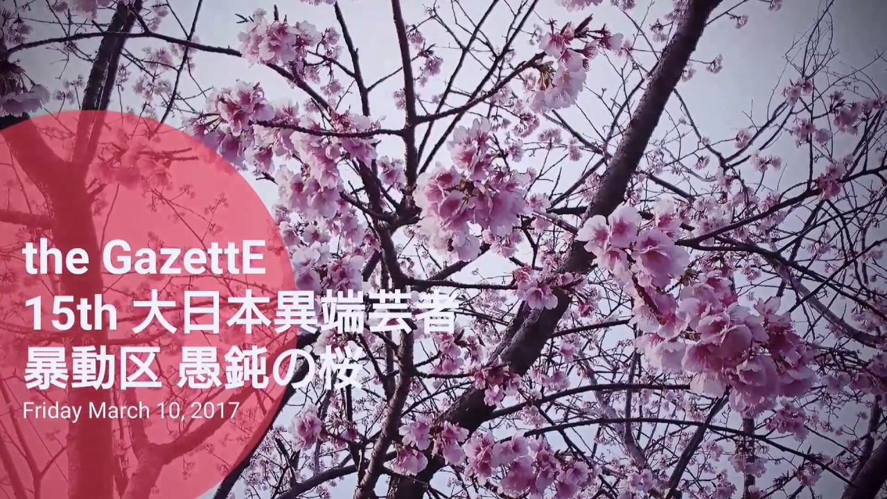 the GazettE 15th Anniv. Dai-Nippon-Itan-Geisha 