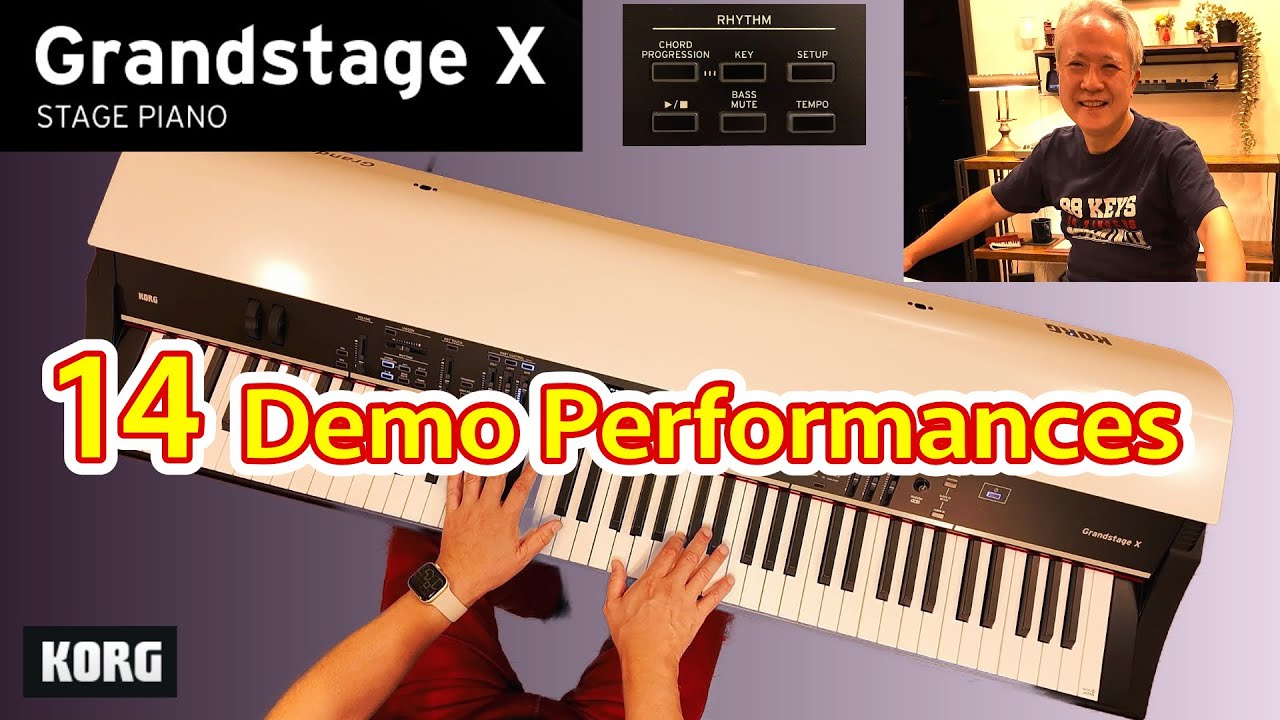Grandstage X] 14 demo songs using automatic accompaniment [No