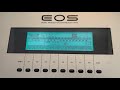 YAMAHA EOS B900 DEMO SONG / SOUND DISK TK7000 