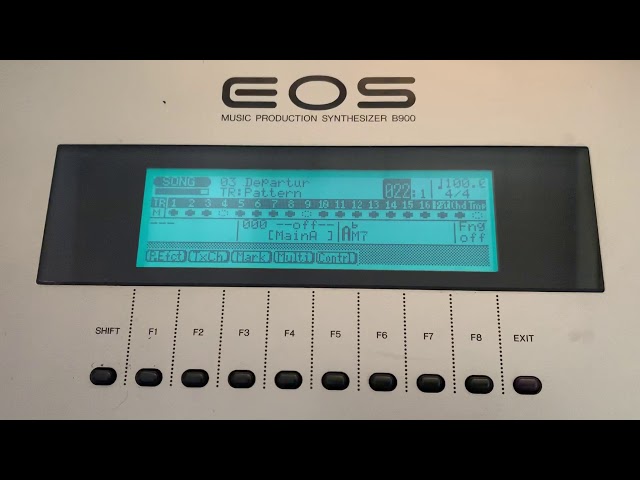 YAMAHA EOS B900 DEMO SONG / SOUND DISK TK7000 