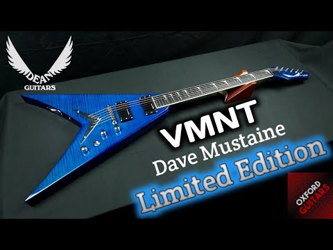 Dean Dave Mustaine Signature VMNT Limited Edition Trans Blue 2018