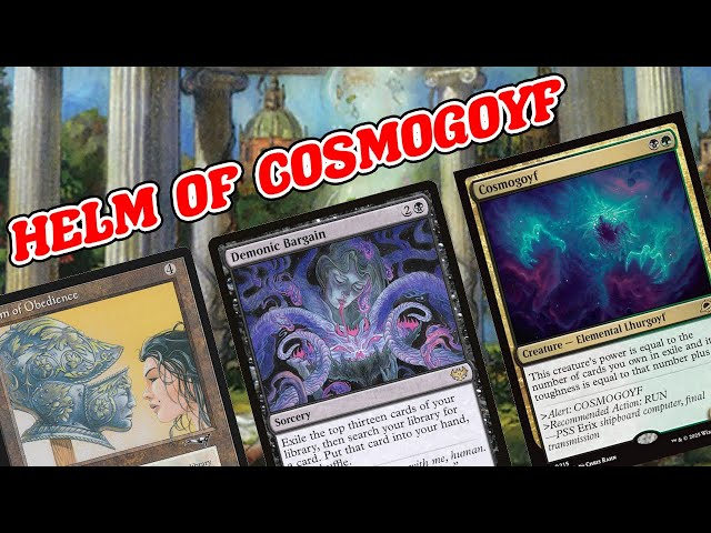 HELM OF COSMOGOYF! Legacy Abzan Helm of Obedience Combo Deck With
