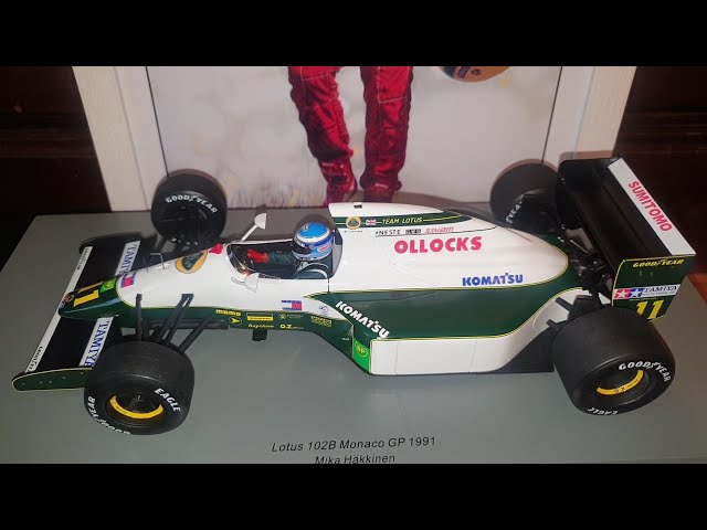 1/18 Spark Mika Hakkinen 1991 Monaco GP Lotus 102B - F1 Diecast